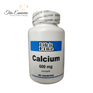 Calcium, 600 mg, 60 Tablets, Bora 1001