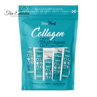 Poudre De Collagène De Bœuf Hydrolysé, 20 Bâtonnets x 20 g, Real Food