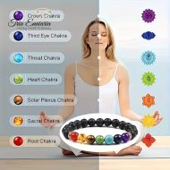 Chakra-Armband Mit Vulkansteinen