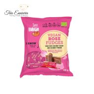 Fudges Vegan Bio cu Trandafir, 150 g, Super Fudgio