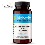 Multivitamine Pentru Femei, 100 Capsule, Bioherba